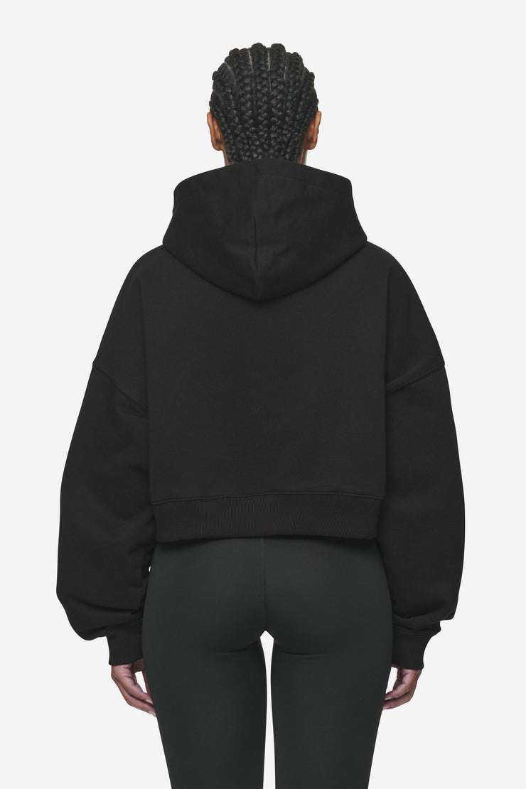 Pegador Salita Oversized Cropped Hoodie Black White Gum Tiefpreis