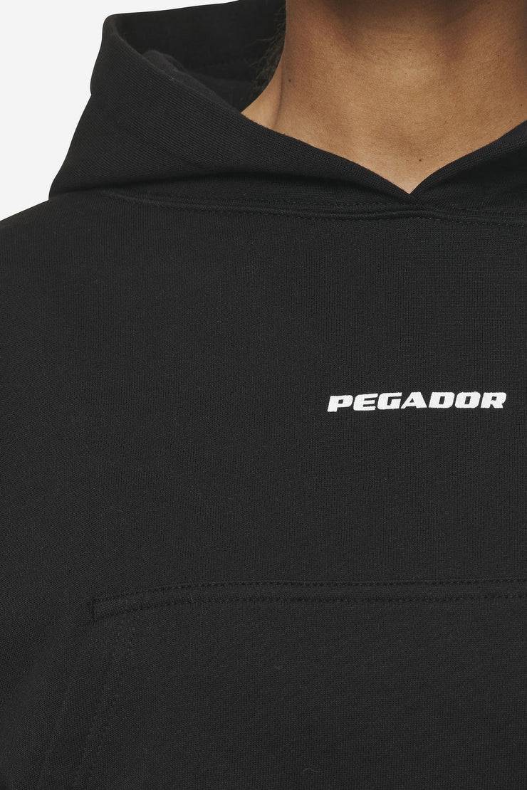 Pegador Salita Oversized Cropped Hoodie Black White Gum Tiefpreis