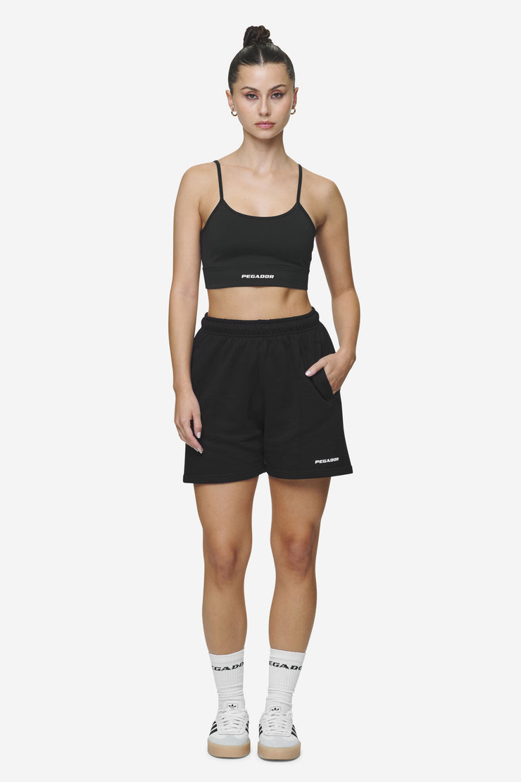 Pegador Sully High Waisted Shorts Black White Gum Zeitbegrenzte Promotion