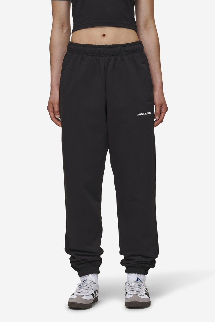 Pegador Villa High Waisted Sweat Pants Black White Gum Nur für heute