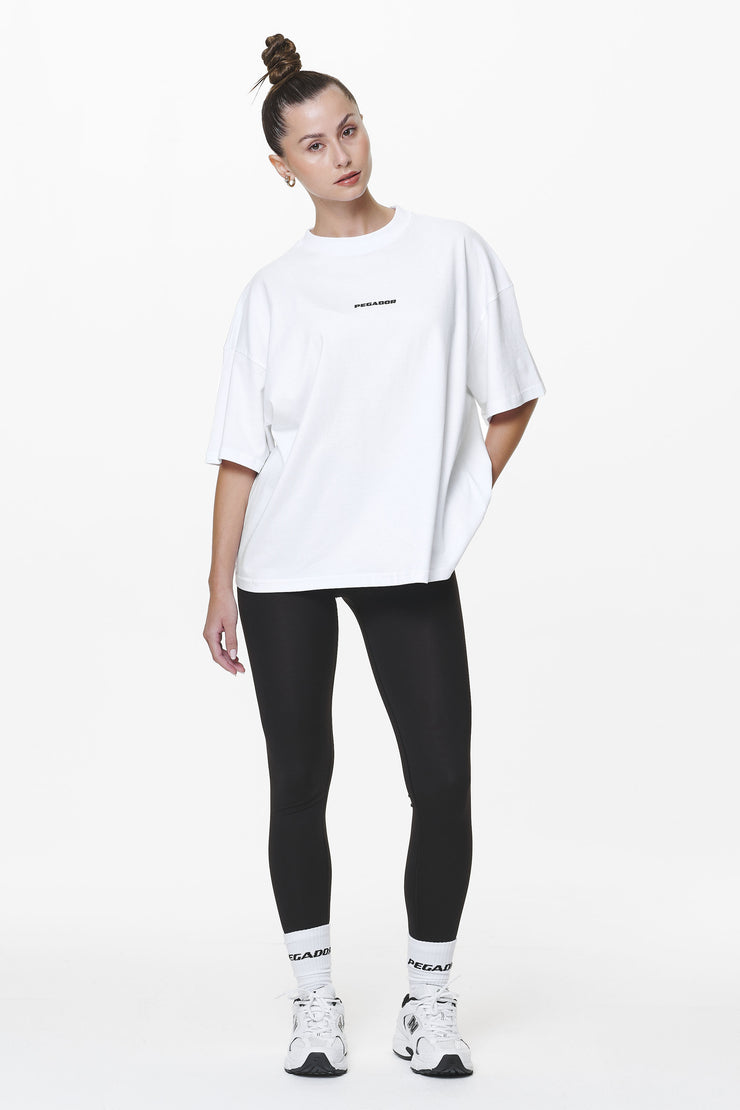 Pegador Bel Air Heavy Oversized Tee White Gum Discount Store für neue Produkte