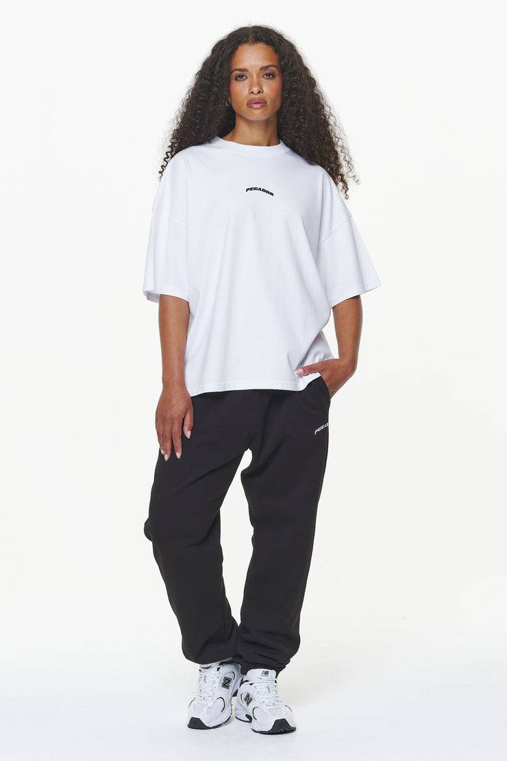 Pegador Thames Heavy Oversized Tee White Nur noch ein Tag übrig