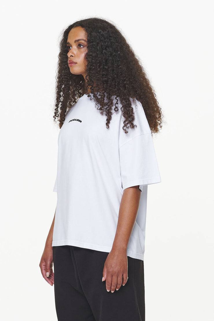 Pegador Thames Heavy Oversized Tee White Nur noch ein Tag übrig