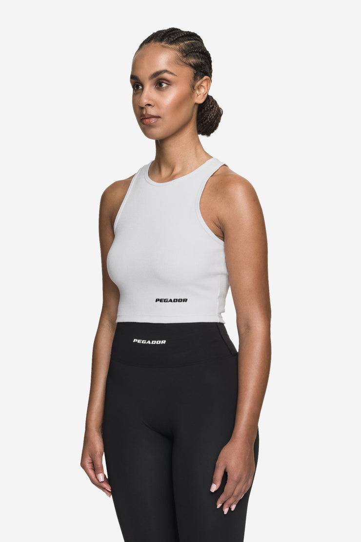 Pegador Ayla Crop Top White Black Riesige Rabatte