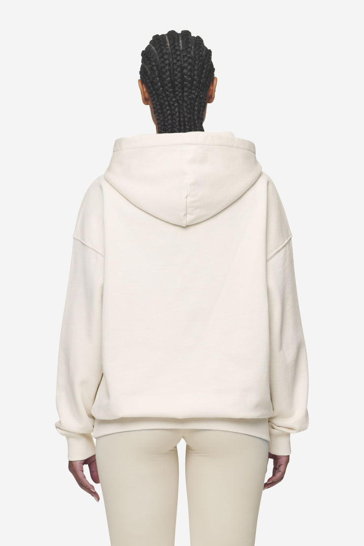 Pegador Clarita Logo Oversized Hoodie Washed Coast Sand White Gum Clearance-Verkauf