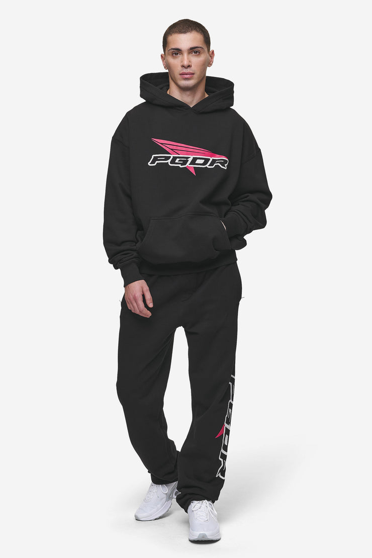 Pegador Blamor Oversized Hoodie Washed Black Speichern exportieren