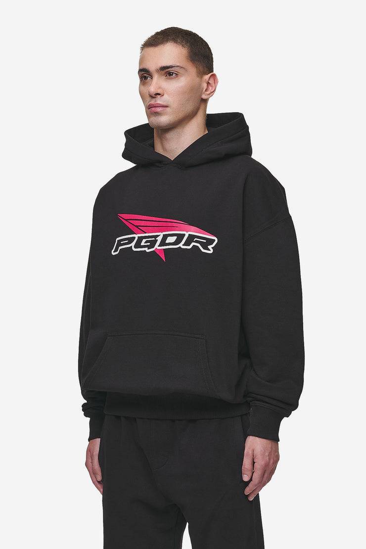 Pegador Blamor Oversized Hoodie Washed Black Speichern exportieren