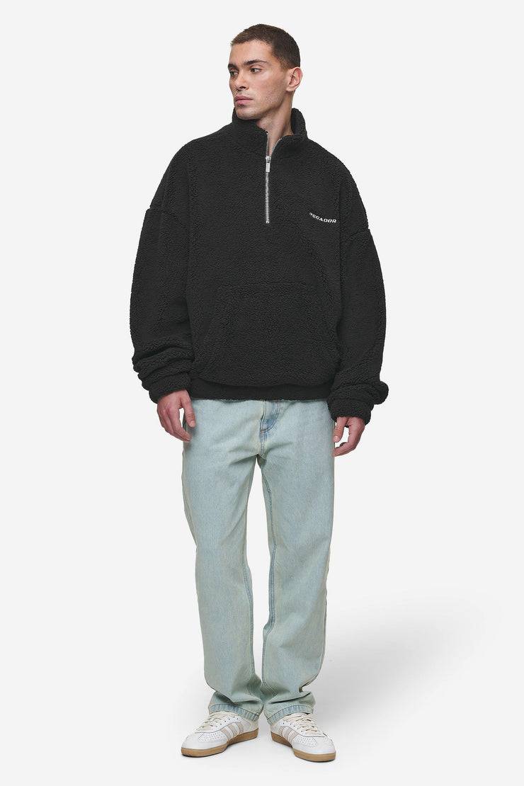 Pegador Puka Teddy Half Zip Sweater Black 50% Rabatt für begrenzte Zeit