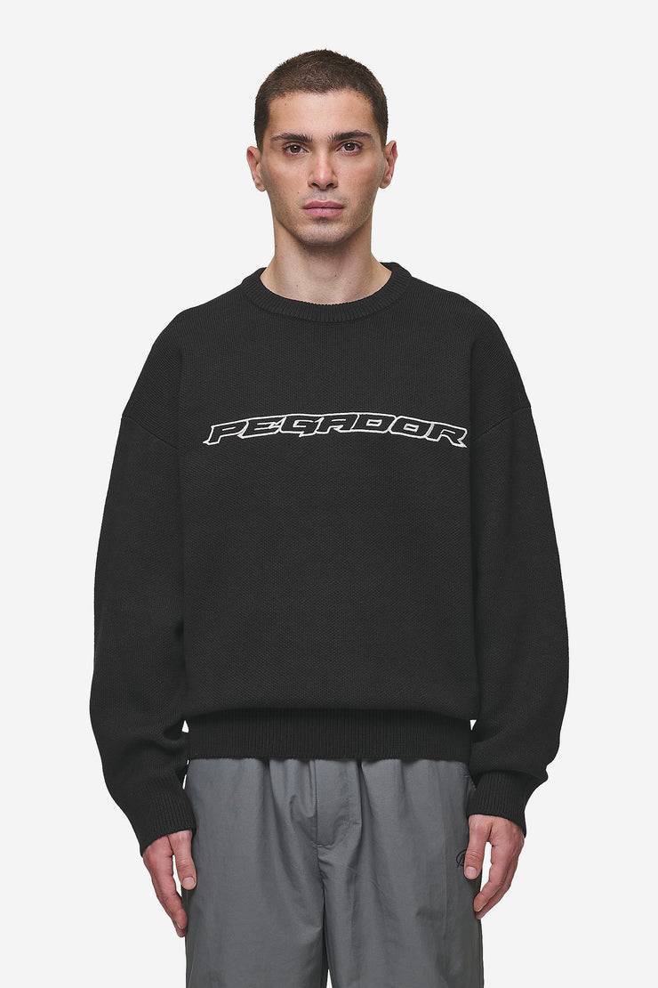 Pegador Lenox Oversized Knit Sweater Black 2025