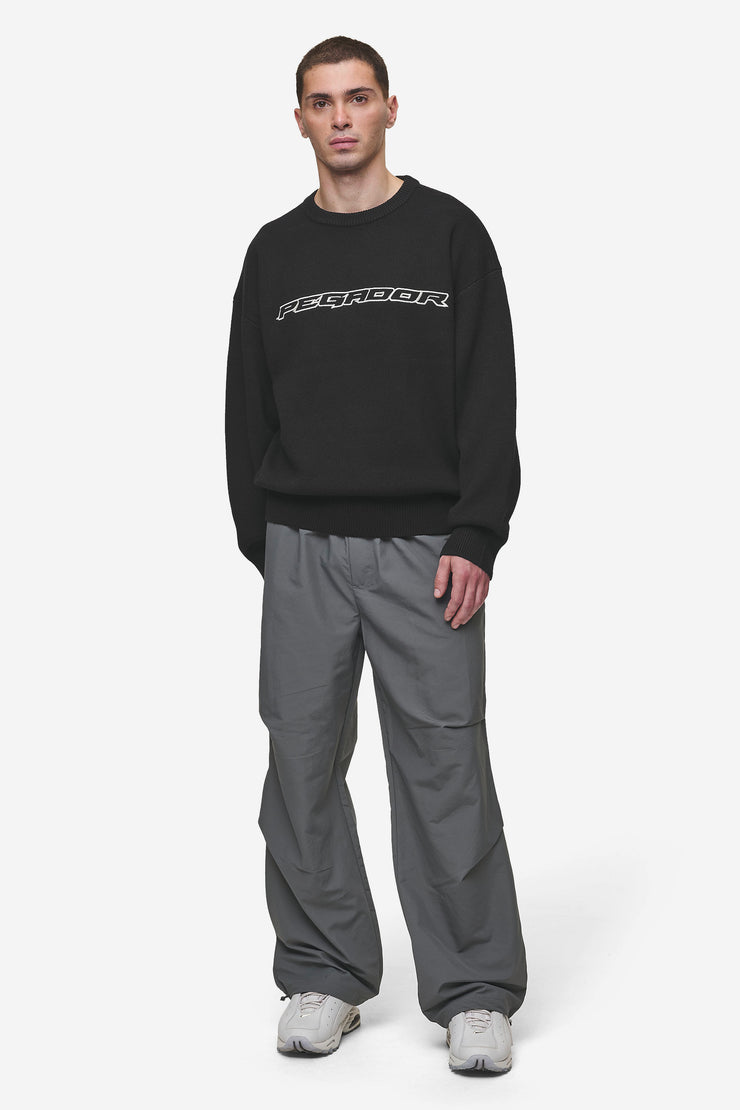 Pegador Lenox Oversized Knit Sweater Black 2025