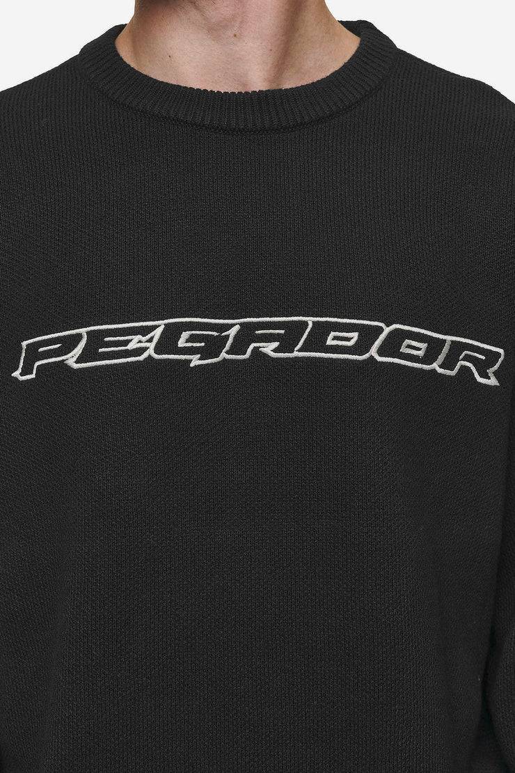 Pegador Lenox Oversized Knit Sweater Black 2025
