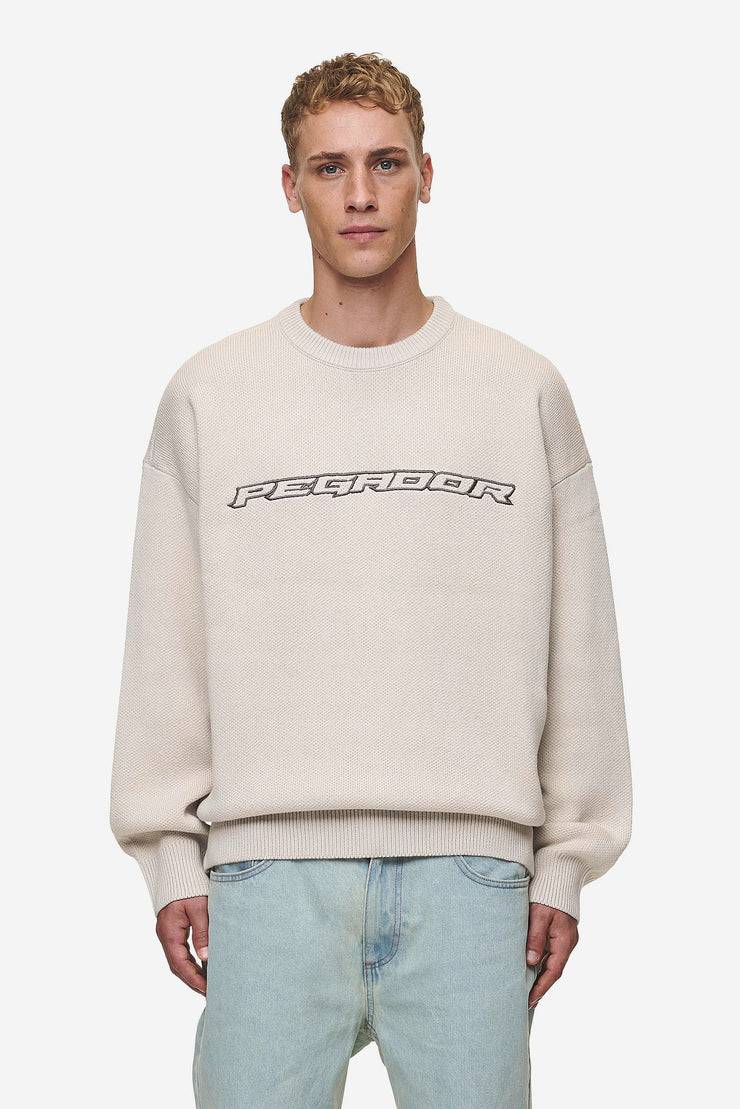 Pegador Lenox Oversized Knit Sweater Light Beige Online