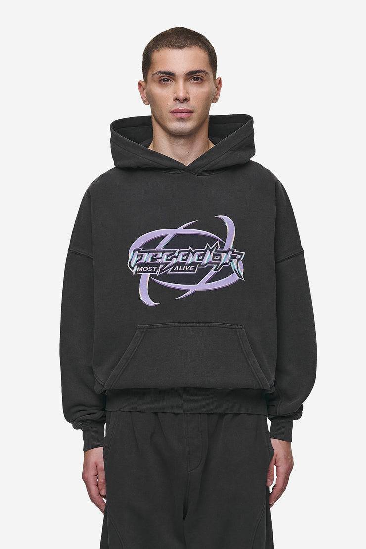 Pegador Mill Boxy Hoodie Vintage Black Outlet