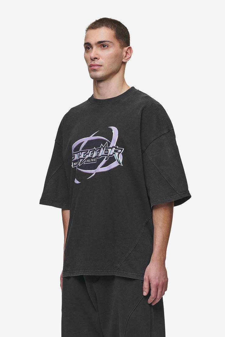 Pegador Mill Boxy Tee Vintage Black Auslauf