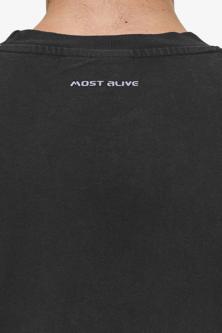 Pegador Mill Boxy Tee Vintage Black Auslauf