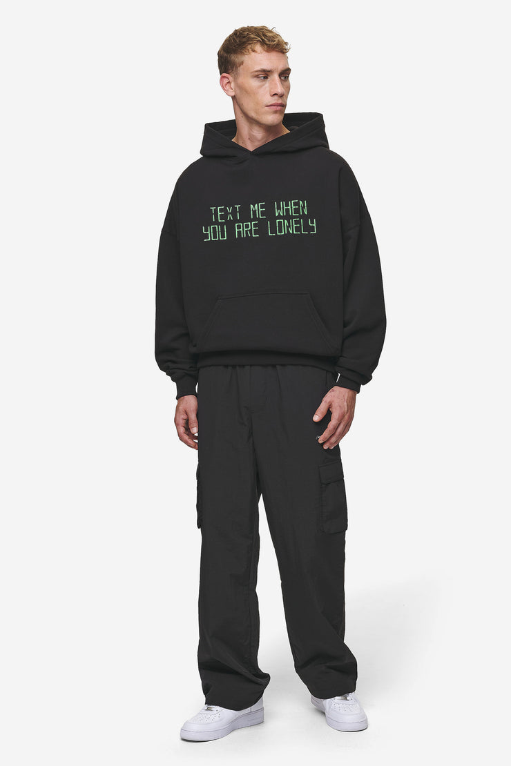 Pegador Bleek Boxy Hoodie Washed Black Angebote