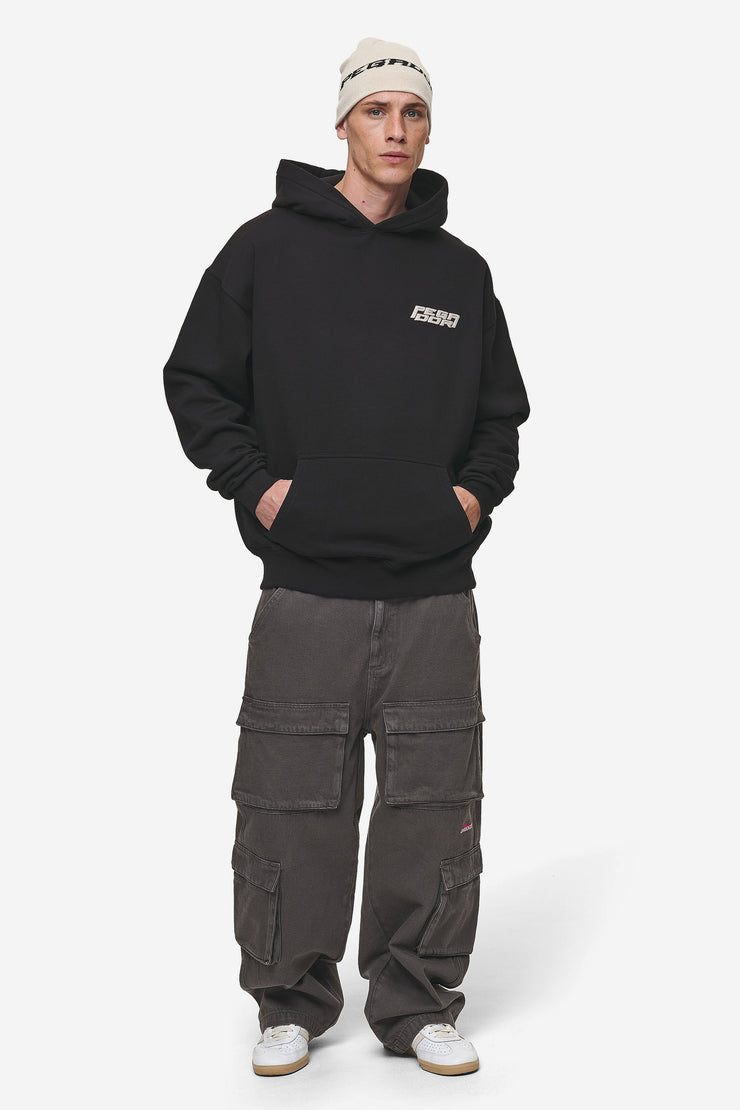 Pegador Doyer Oversized Hoodie Washed Black Meist gekauft