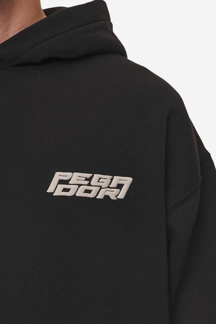Pegador Doyer Oversized Hoodie Washed Black Meist gekauft