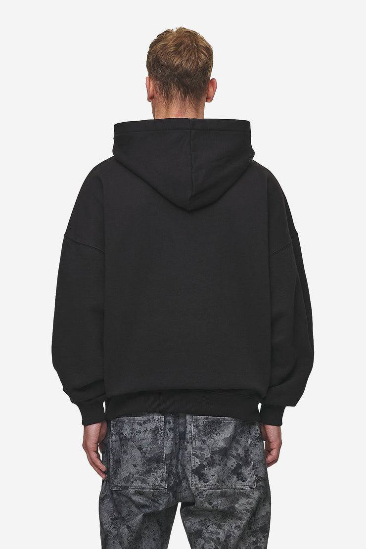 Pegador Baxter Boxy Hoodie Washed Black Kostenloser Versand