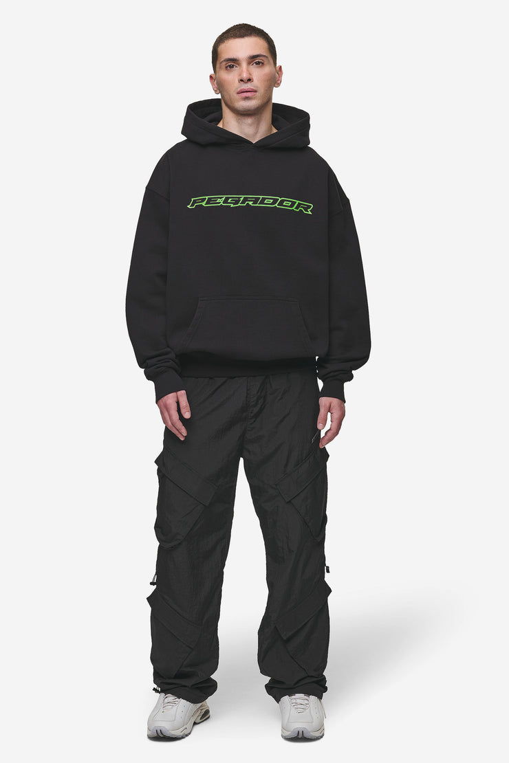 Pegador Alden Oversized Hoodie Washed Black Fabrikpreis