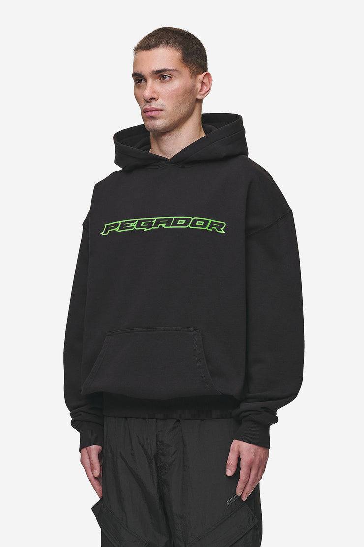 Pegador Alden Oversized Hoodie Washed Black Fabrikpreis