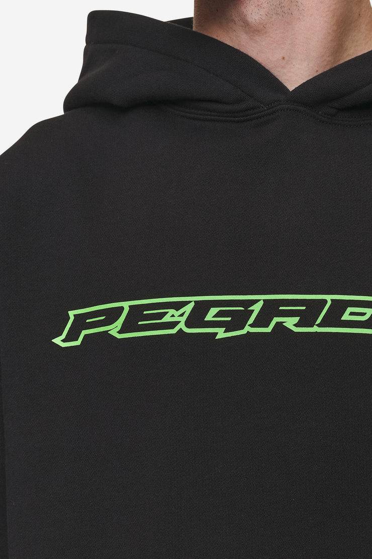 Pegador Alden Oversized Hoodie Washed Black Fabrikpreis