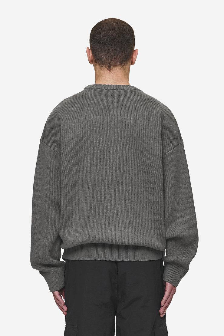 Pegador Logo Oversized Knit Sweater Anthracite Günstig kaufen