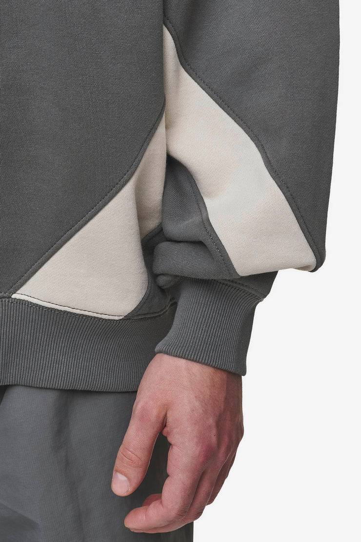 Pegador Slick Boxy Sweater Washed Anthracite Preisnachlass