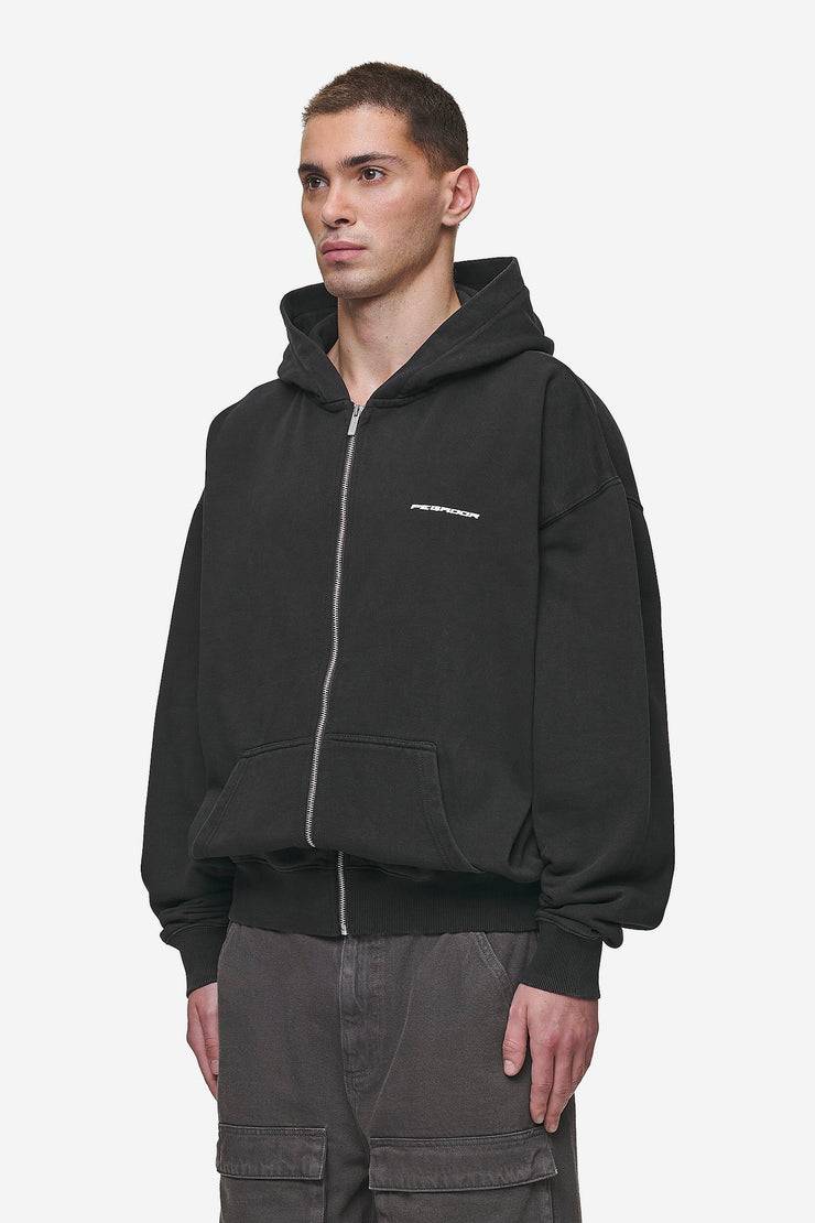 Pegador Dubose Oversized Sweat Jacket Vintage Black Saisonschlussverkauf