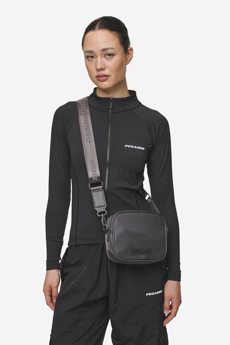 Pegador Rubber Logo Patch Nylon Shoulder Strap Bag Anthracite Osterangebot
