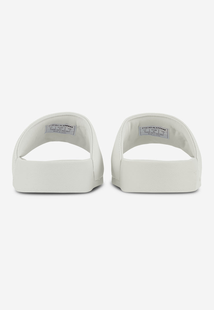 Pegador Logo Slide White White Lagerräumung