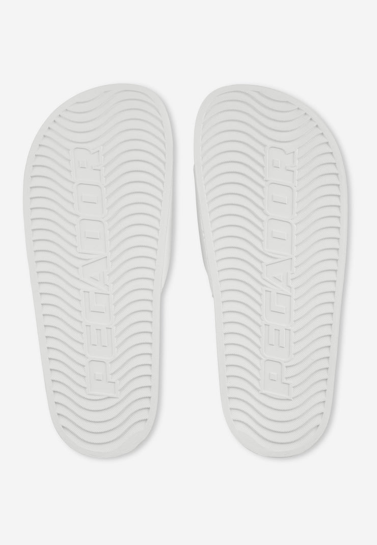 Pegador Logo Slide White White Lagerräumung