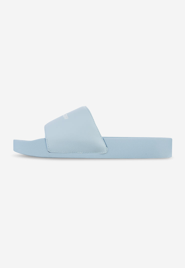 Pegador Logo Slide Baby Blue White Heißer Verkauf