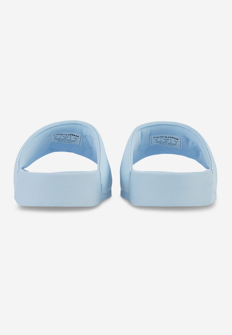 Pegador Logo Slide Baby Blue White Heißer Verkauf