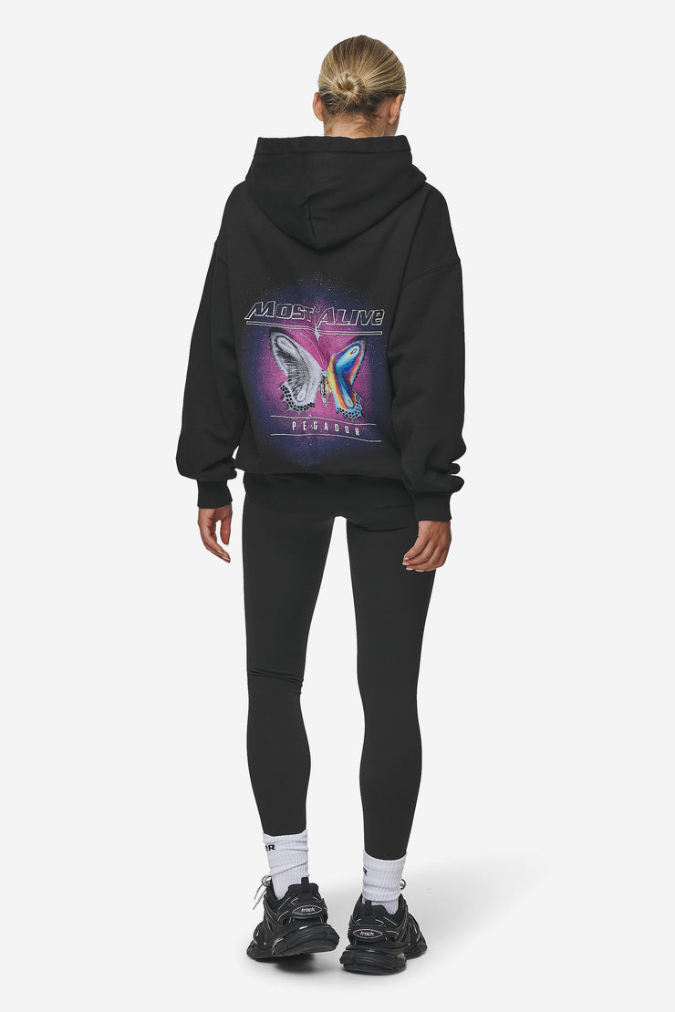 Pegador Nena Oversized Hoodie Washed Black Neuheiten