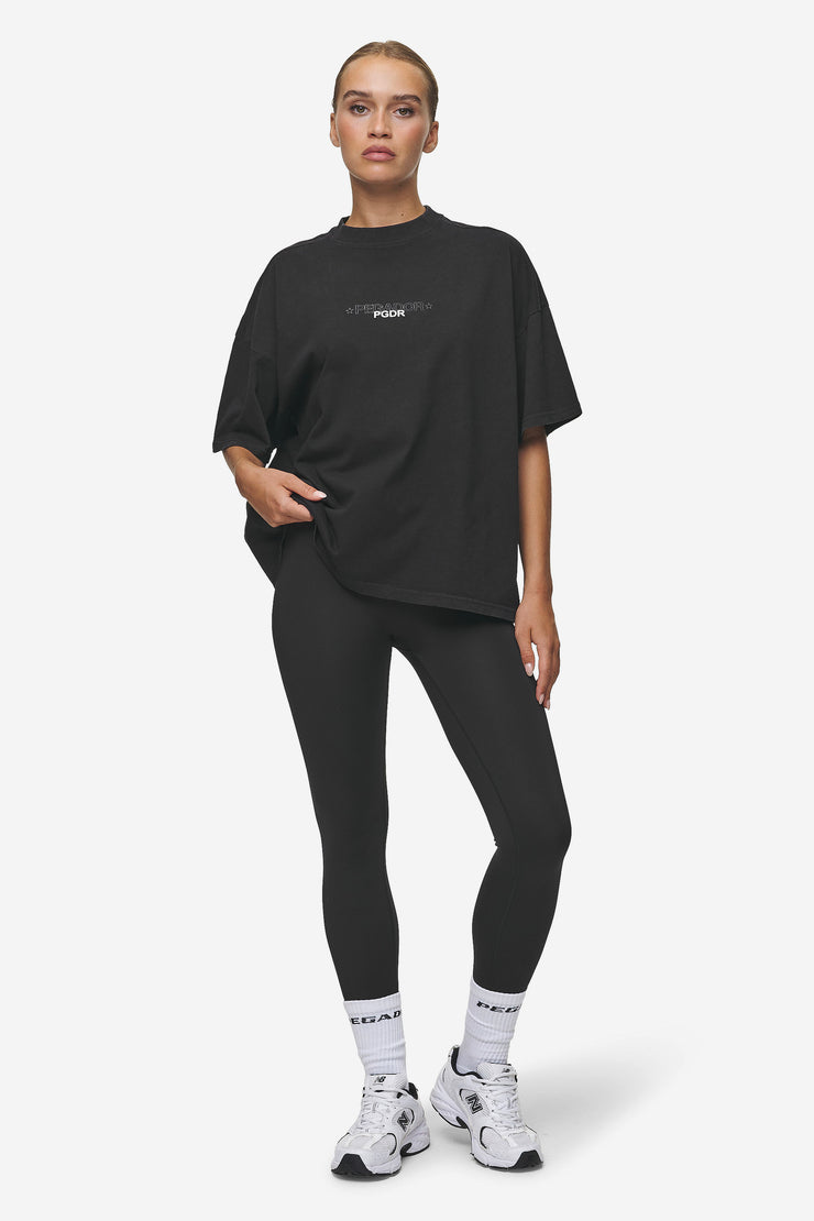 Pegador Sonia Heavy Oversized Tee Washed Black Saisonale Angebote