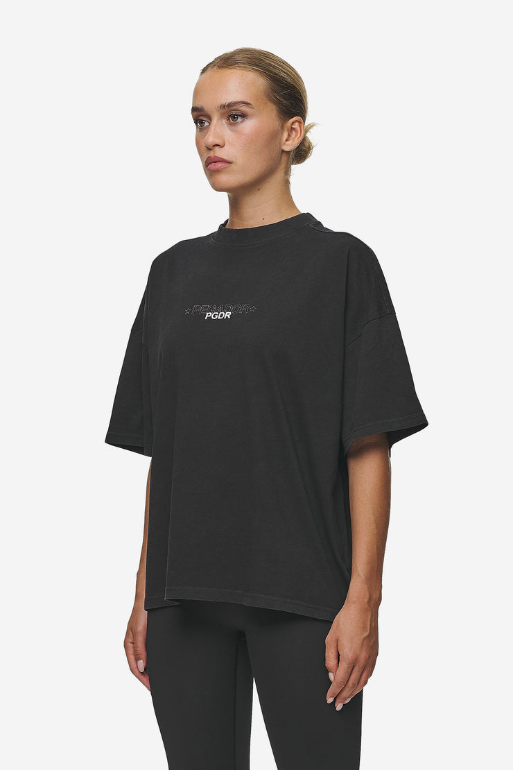 Pegador Sonia Heavy Oversized Tee Washed Black Saisonale Angebote