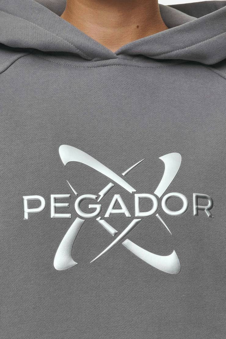 Pegador Klaria Oversized Hoodie Washed Deep Grey Räumungsverkauf