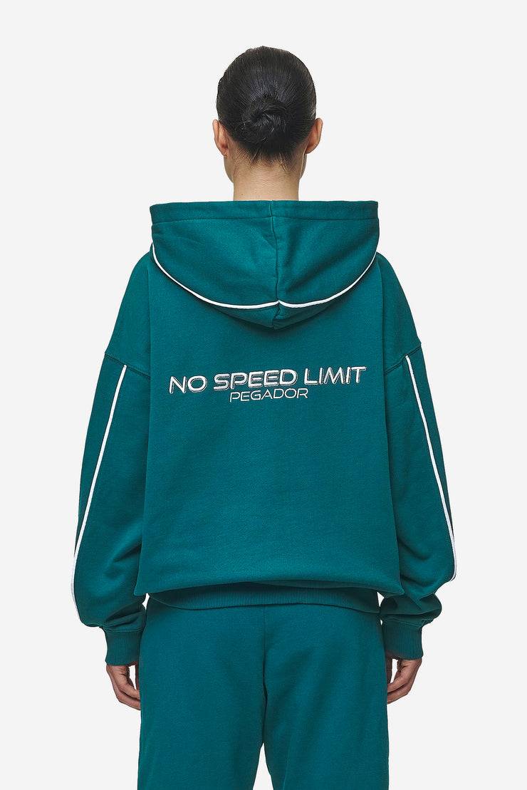 Pegador Naomi Oversized Hoodie Washed Urban Turquoise Tägliche Deals