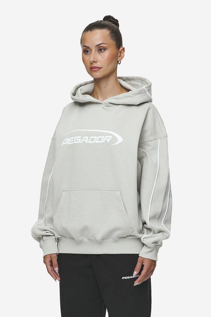 Pegador Naomi Oversized Hoodie Washed Moon Grey Sonderangebote