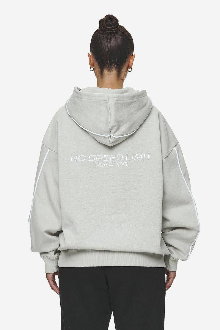 Pegador Naomi Oversized Hoodie Washed Moon Grey Sonderangebote