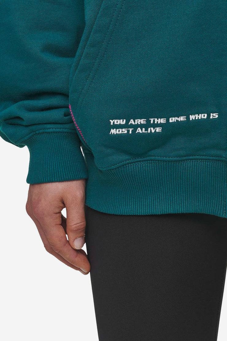 Pegador Jenna Oversized Sweat Jacket Washed Urban Turquoise VIP-Rabatte