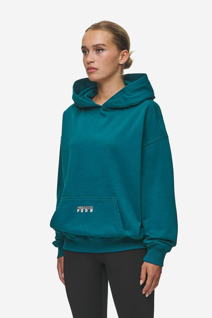 Pegador Nisa Oversized Hoodie Washed Urban Turquoise Wochenangebot