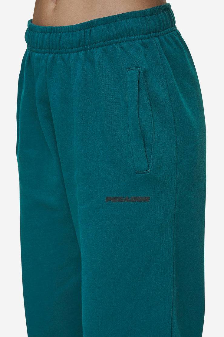 Pegador Villa High Waisted Sweat Pants Washed Urban Turquoise Black Gum Letzte 3 Tage