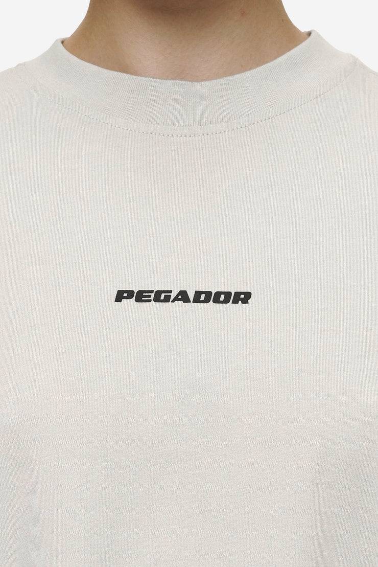 Pegador Bracy Heavy Oversized Tee Washed Moon Grey Black Gum Letzte 2 Tage