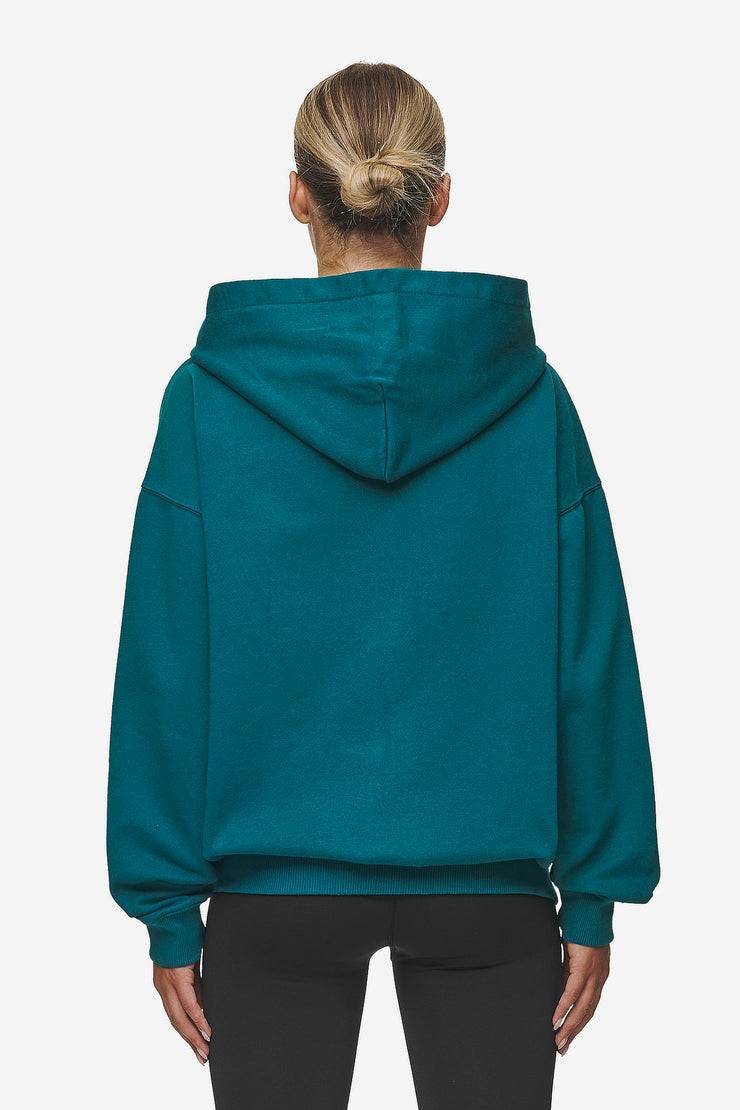 Pegador Clarita Oversized Sweat Jacket Washed Urban Turquoise Black Gum Nur für heute