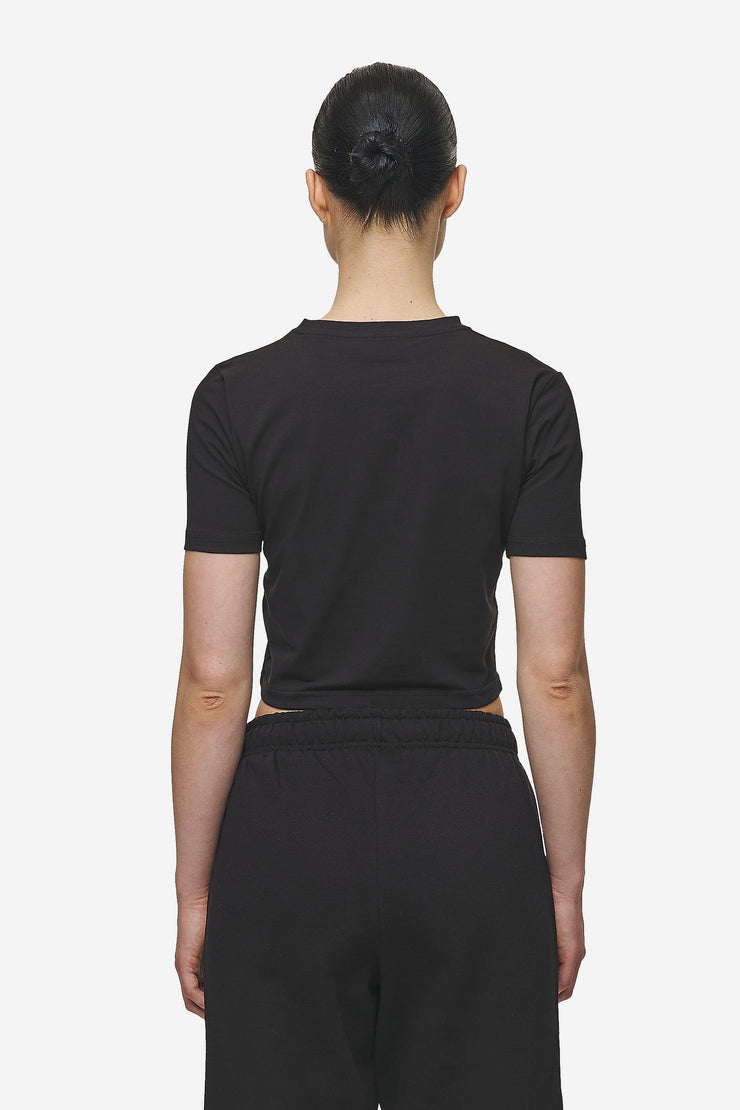 Pegador Ines Cropped Baby Tee Black White Gum Bis zu 55% Rabatt
