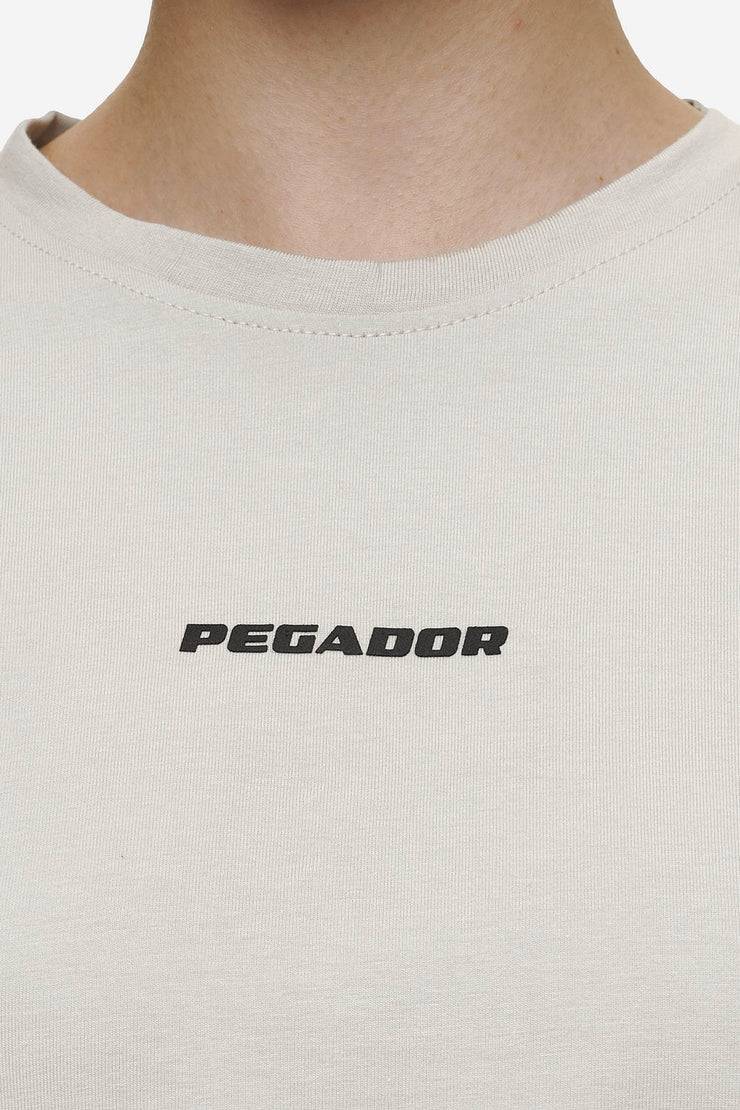 Pegador Ines Cropped Baby Tee Washed Moon Grey Black Gum Discount Store für neue Produkte