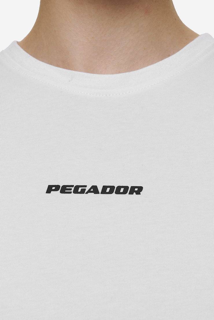 Pegador Ines Cropped Baby Tee White Black Gum Nur noch ein Tag übrig