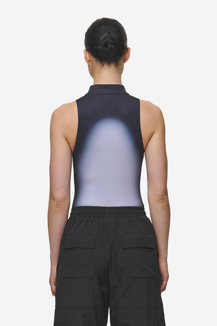 Pegador Ashira Sprayed Zip Bodysuit Black White Im Verkauf